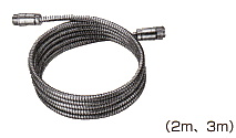 Extension cable with metal sheathing