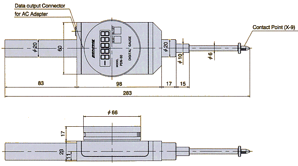 Dimensions PDN-50