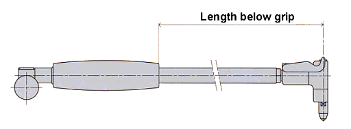 CG Series ; List of special length below grip